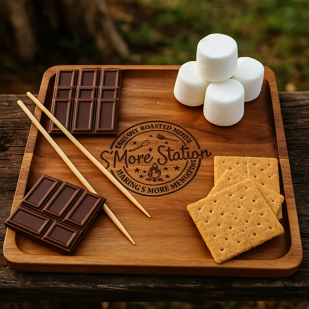 S’mores Board, Custom Recipe Engraving