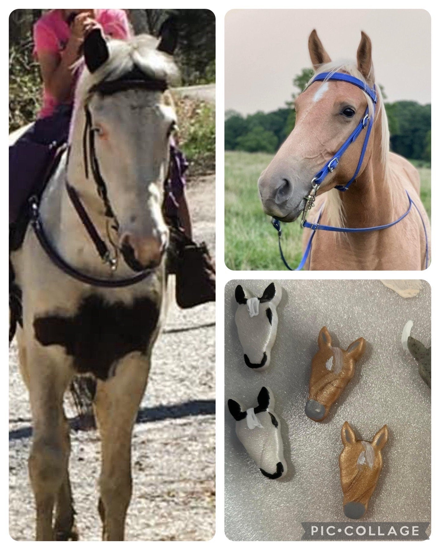 Handcrafted Custom Clay Horse Earrings - Unique Designs, Lightweight and Hypoallergenic Artisan Jewelry for Women