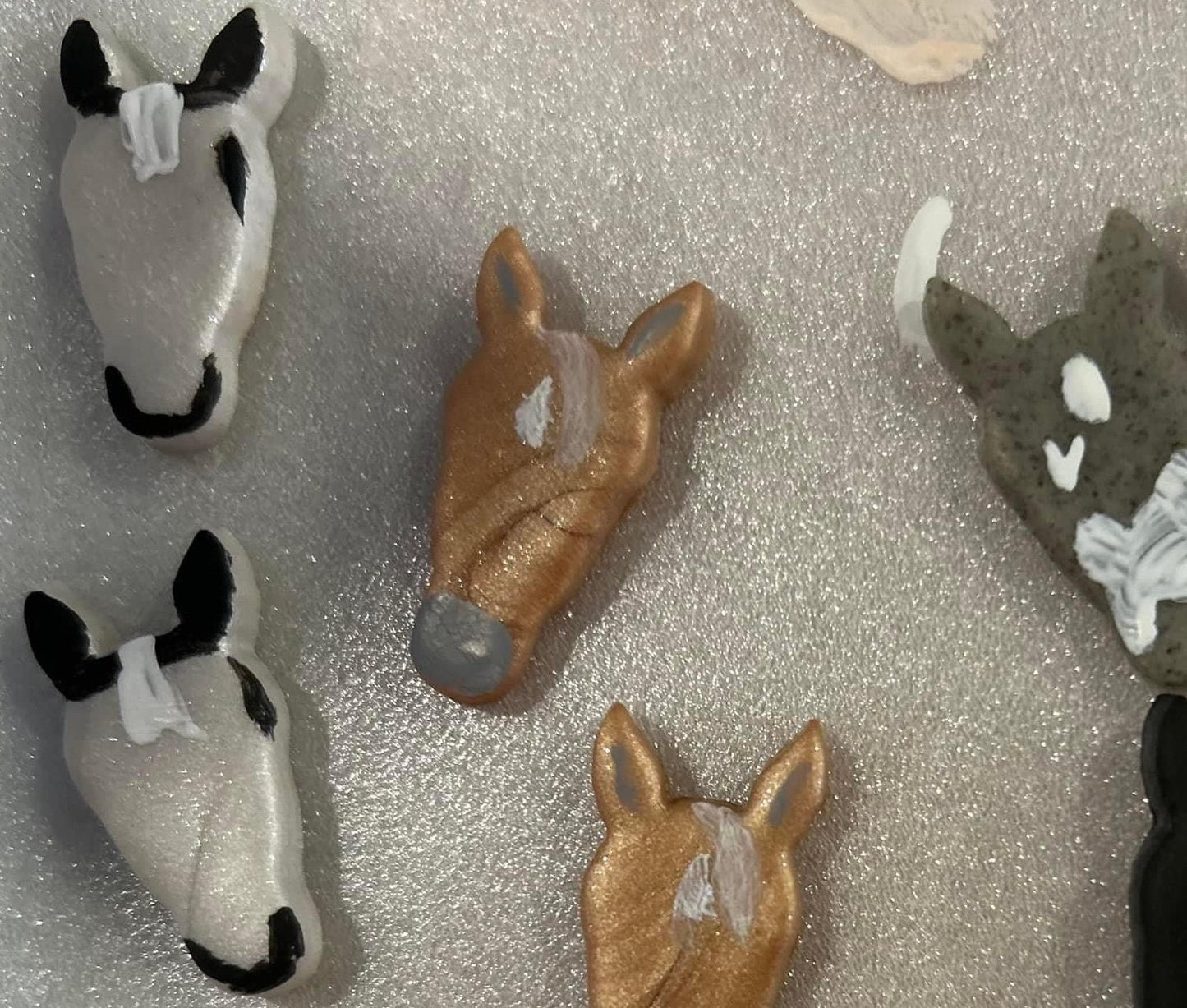 Handcrafted Custom Clay Horse Earrings - Unique Designs, Lightweight and Hypoallergenic Artisan Jewelry for Women