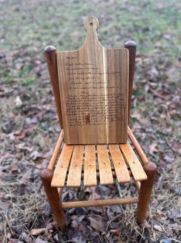 Personalized Cutting Board, Custom Recipe Engraving